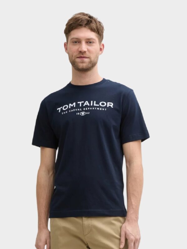 Tom Tailor muška majica teget 1045773 10668 sa modelom