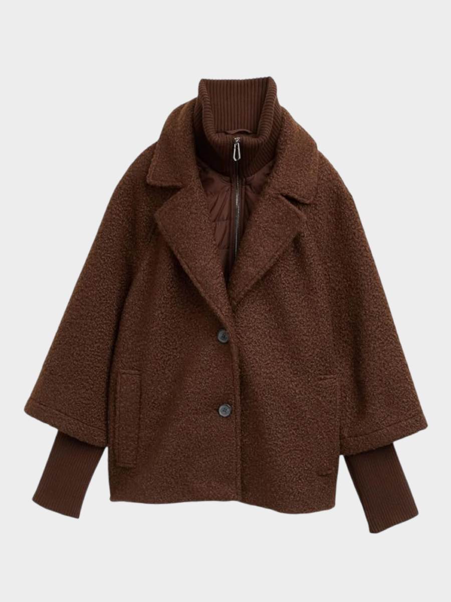 TOM TAILOR Trench With Waterfall Collar/602 Abrigo, Beige, XS Para Mujer