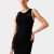 Guess ženska haljina crna gv6gk04 z0648 jblk