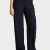 Tom Tailor ženske pantalone teget 1049991 10668 teget široke pantalone sa učkurom prikazane na modelu