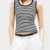 Tommy Hilfiger ženska majica crno bela thdw0dw20673 0aq